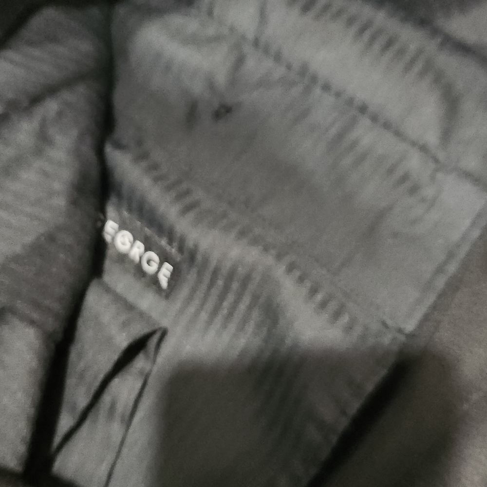 George Men's Black Pleated Slacks - Picture 6 of 12